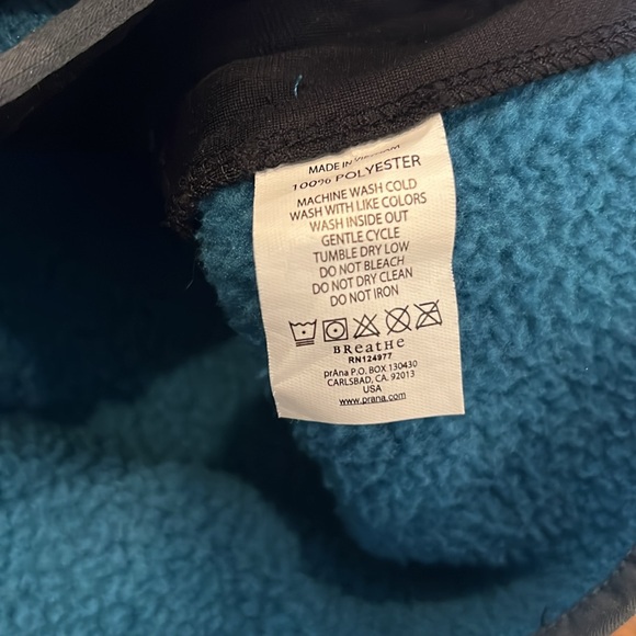 PRANA FLEECE HOODED JACKET HOODIE WOMEN'S MEDIUM - Picture 11 of 11